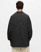 Adidas Basketball L/S Tee Grey - Mens - Longsleeves