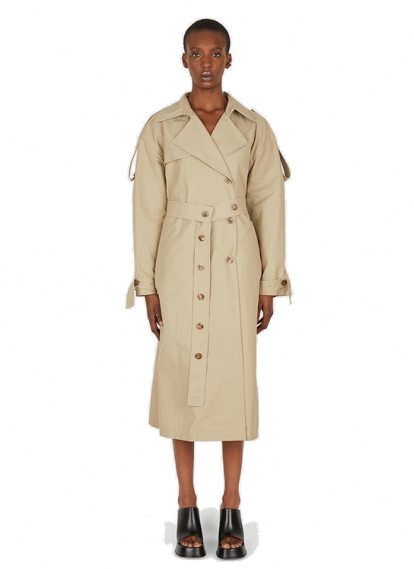 Photo: Double Breasted Trench Coat in Beige