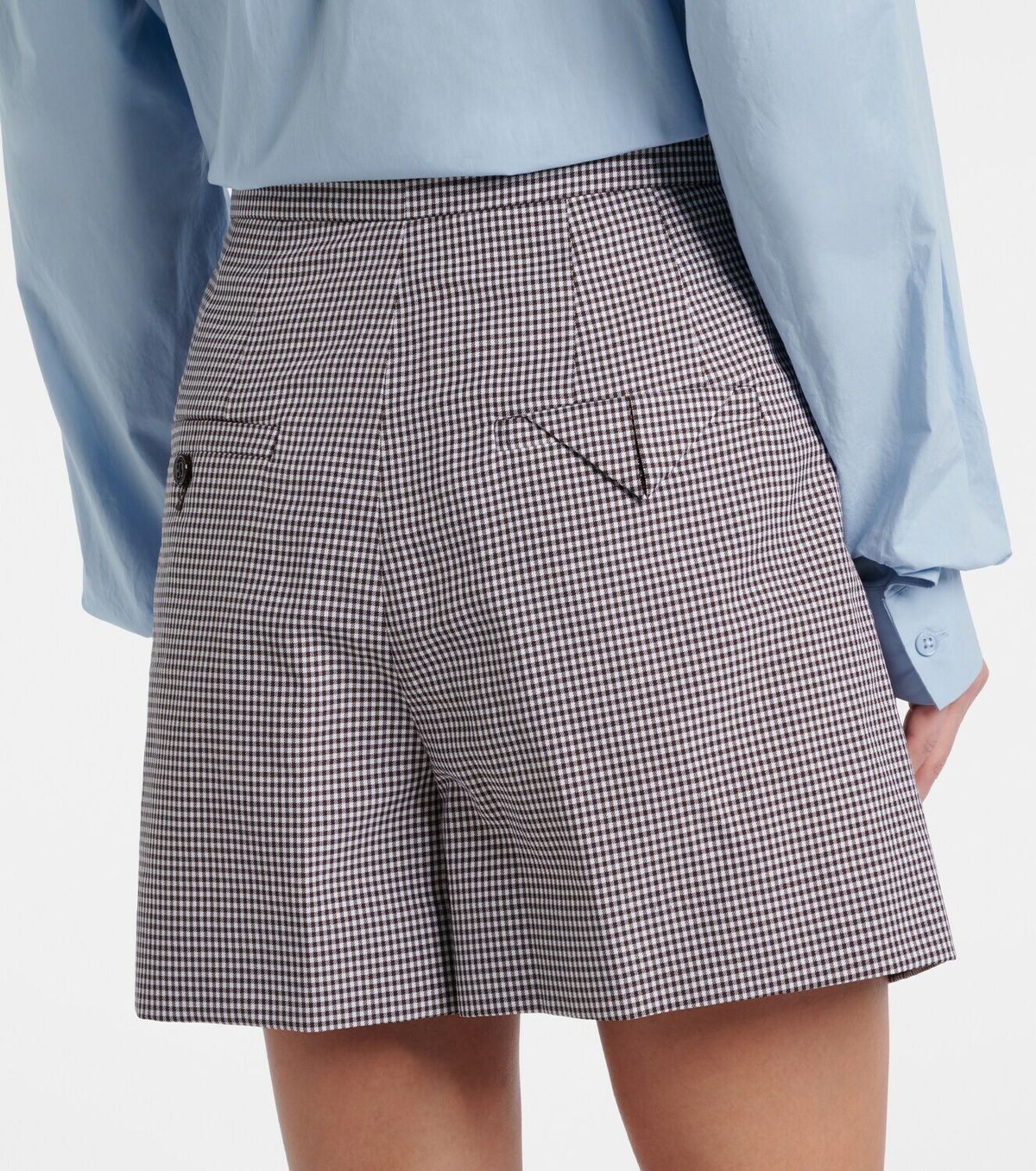 Dorothee Schumacher Casual Graphic gingham shorts