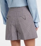Dorothee Schumacher Casual Graphic gingham shorts