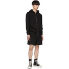 Rick Owens Drkshdw Black Gimp Sleeveless Hoodie