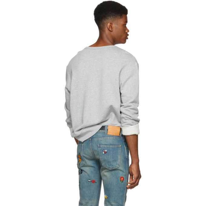 Gucci Grey Privilegium Perfectuum Tiger Sweatshirt Gucci