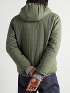 Aspesi - Quilted Canvas Hooded Jacket - Green