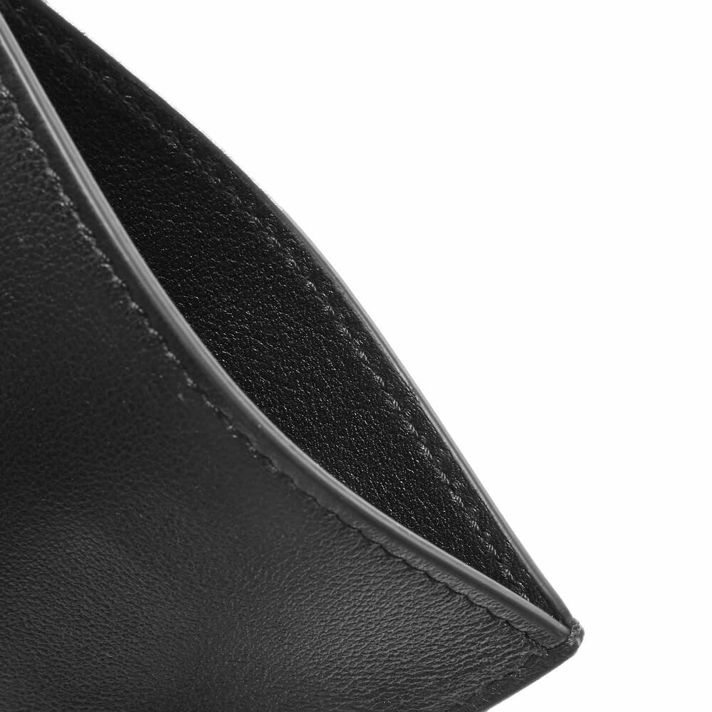 Valentino Men's Leather Go Logo Card Holder in Nero Valentino