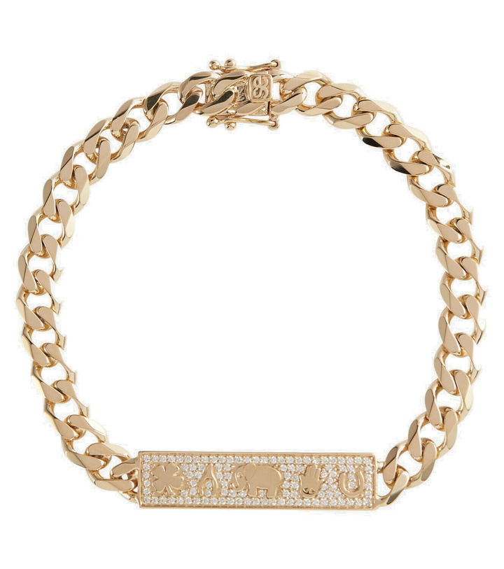 Photo: Sydney Evan Luck 14kt yellow gold chain bracelet