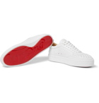 Christian Louboutin - Happyrui Spiked Leather Sneakers - White