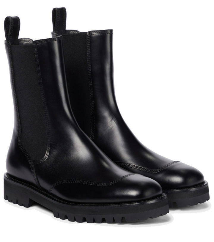 Photo: Dries Van Noten - Leather Chelsea boots