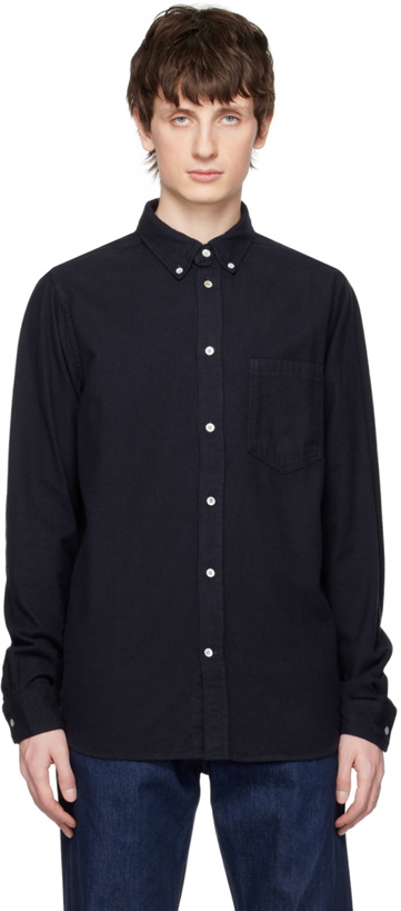Photo: NORSE PROJECTS Navy Anton Shirt
