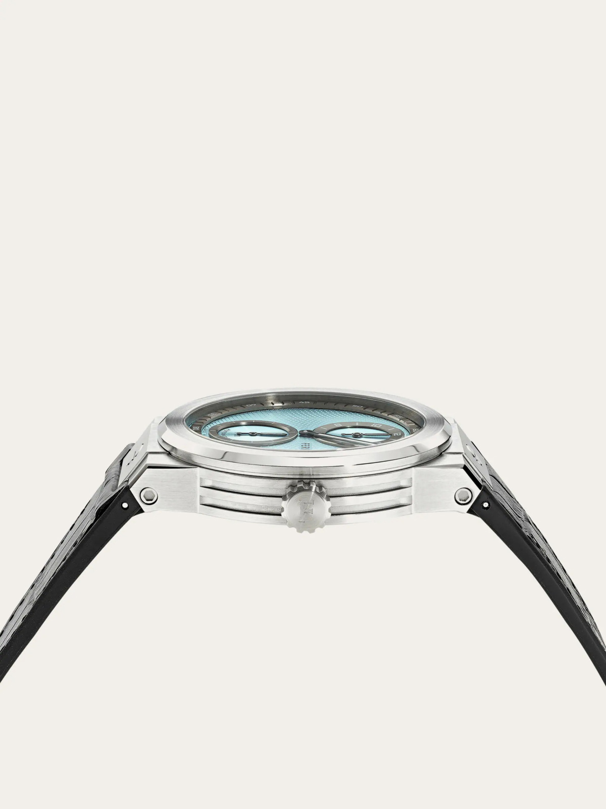 Ferragamo Mens F-80 Auto Manufacture watch in Blue