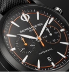 Baume & Mercier - Capeland Automatic Chronograph 42mm Stainless Steel and Leather Watch, Ref. No. M0A10452 - Black