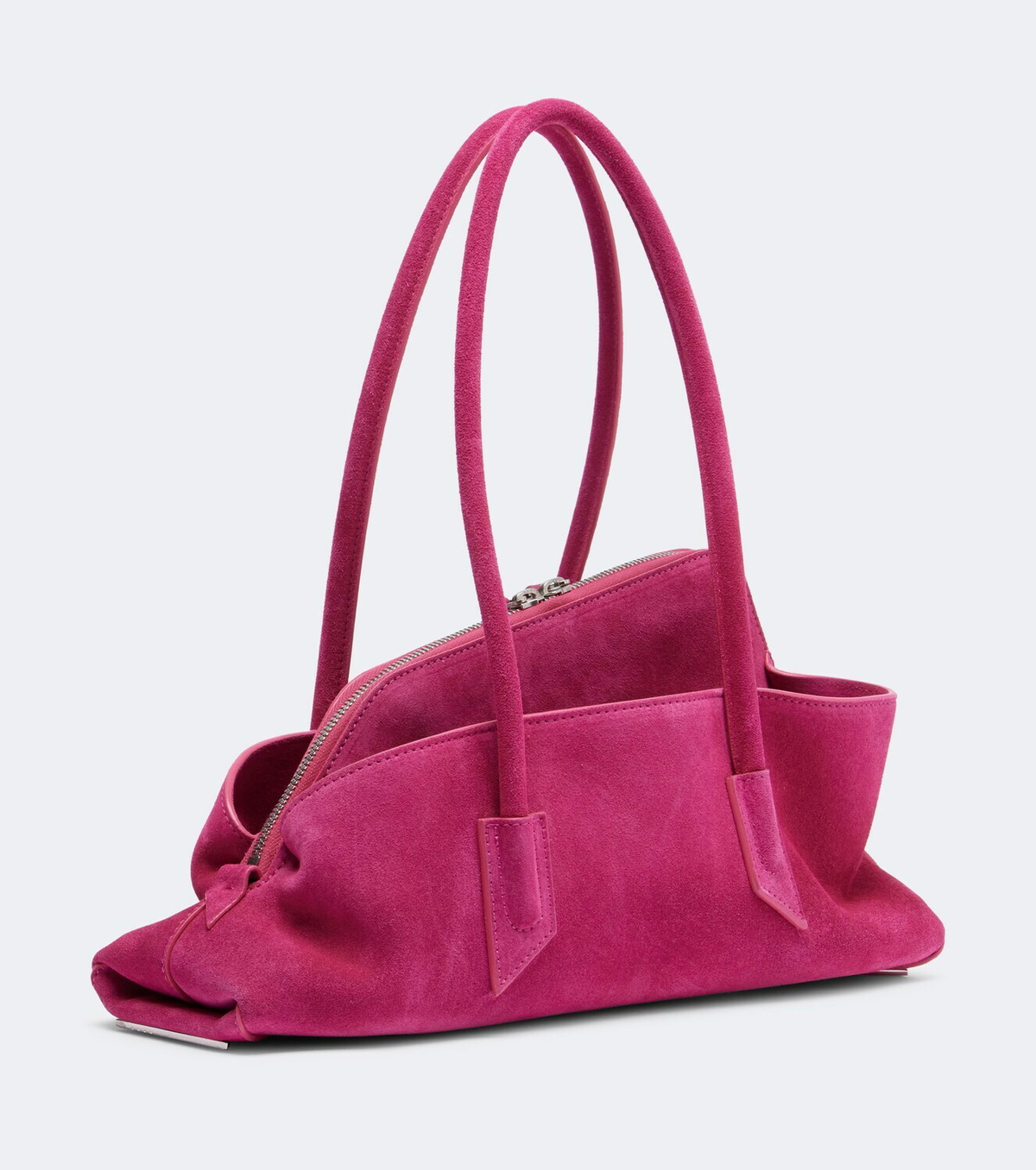 The Attico La Passeggiata Small suede tote bag