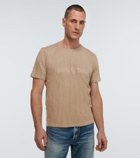 Saint Laurent - Logo cotton-blend jersey T-shirt