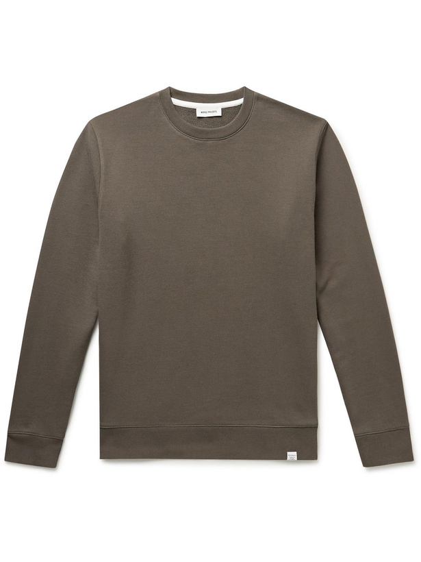Photo: Norse Projects - Vagn Organic Cotton-Jersey Sweatshirt - Brown