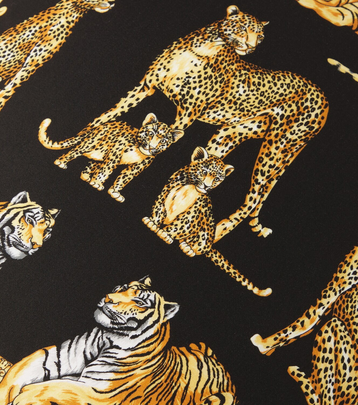 Versace Home Logo printed cotton satin cushion
