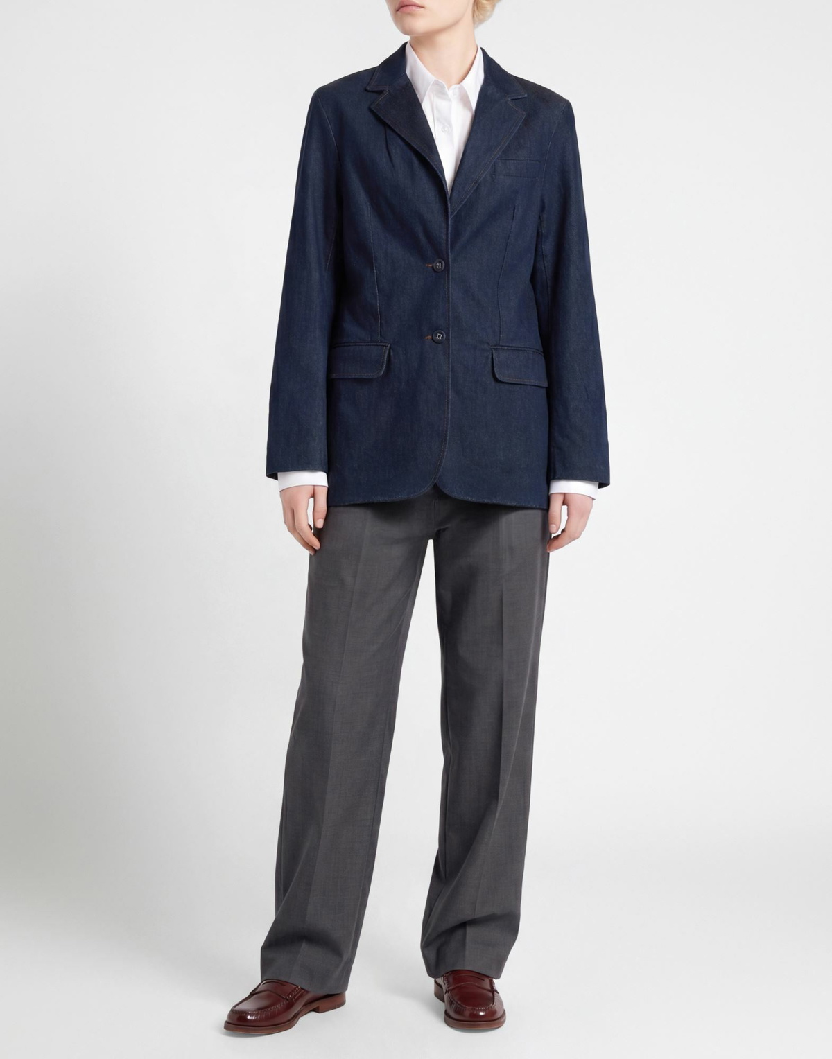 Officine Générale Womens Blazer in Blue