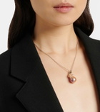 Bottega Veneta Sterling silver necklace with freshwater pearl