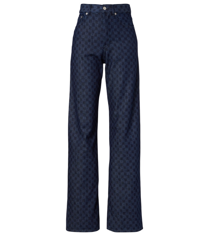 Photo: Dries Van Noten Floral wide-leg jeans