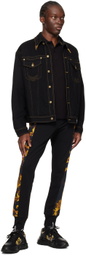 Versace Jeans Couture Black Chain Couture Speedtrack Sneakers