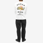 Human Made Men's Long Sleeve Tiger T-Shirt in White