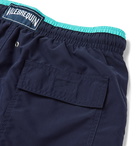 Vilebrequin - Moka Mid-Length Logo-Embroidered Swim Shorts - Blue