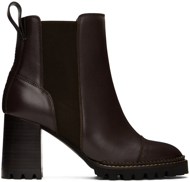 Photo: See by Chloé Brown Mallory Chelsea Boots