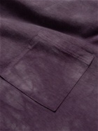 KAPITAL - Tie-Dyed Cotton-Jersey T-Shirt - Purple
