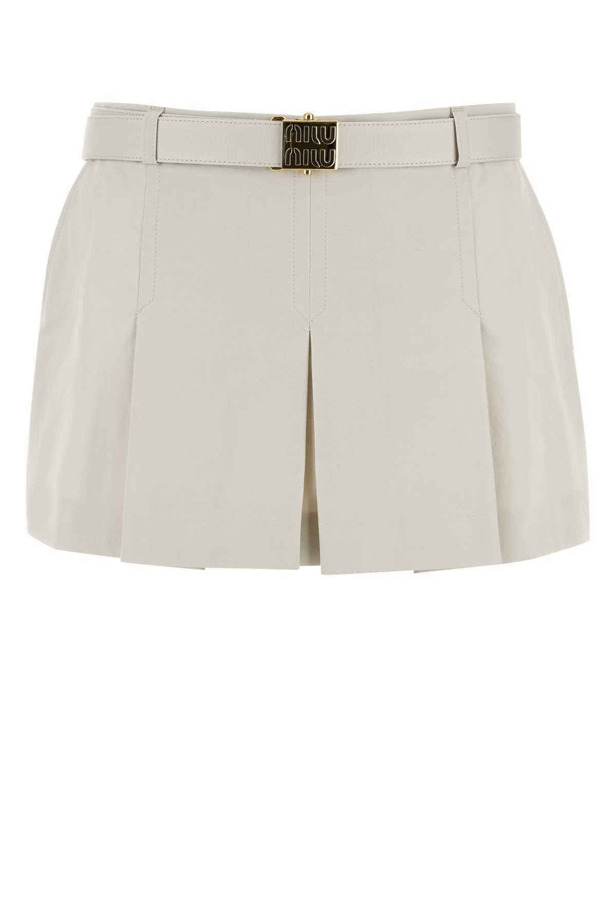 Miu Miu Skirt Brown Womens Miu Miu