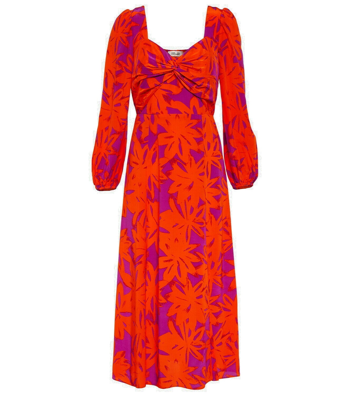 Diane von Furstenberg Evie floral midi dress Diane von Furstenberg