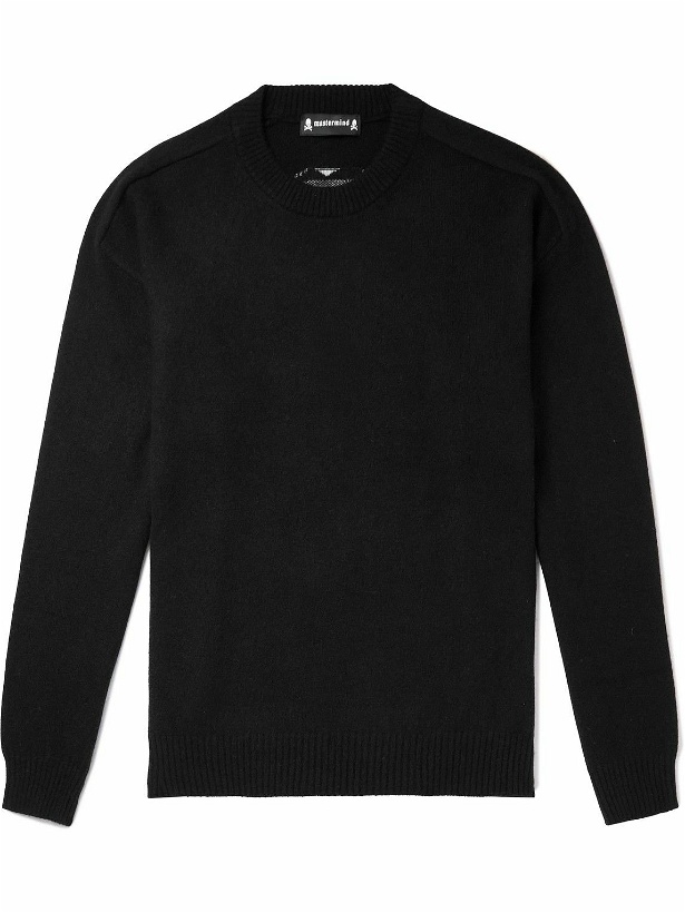 Photo: Mastermind World - Intarsia-Knit Cashmere Sweater - Black