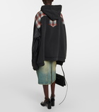 Maison Margiela x Pendleton colorblocked cotton hoodie