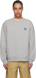 ADER error Gray Significant TRS Tag 01 Sweatshirt