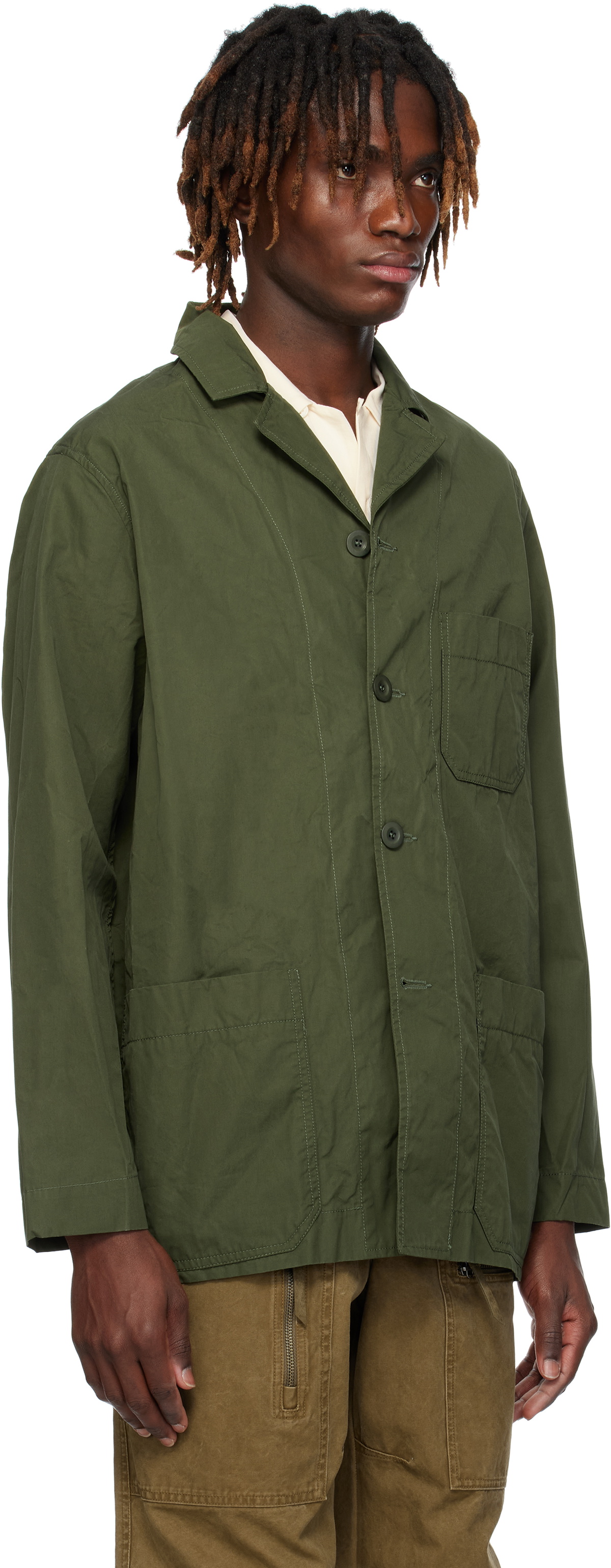 CASEY CASEY Khaki Verger Bis Jacket CASEY CASEY