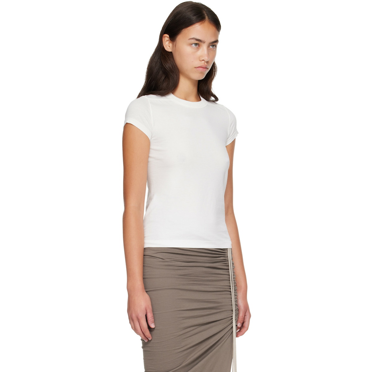 Rick Owens Off-White Tower Cropped Level T-shirt