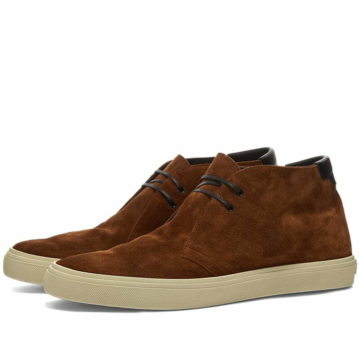 Photo: Saint Laurent Men's Ace Suede Desert Boot in Brown