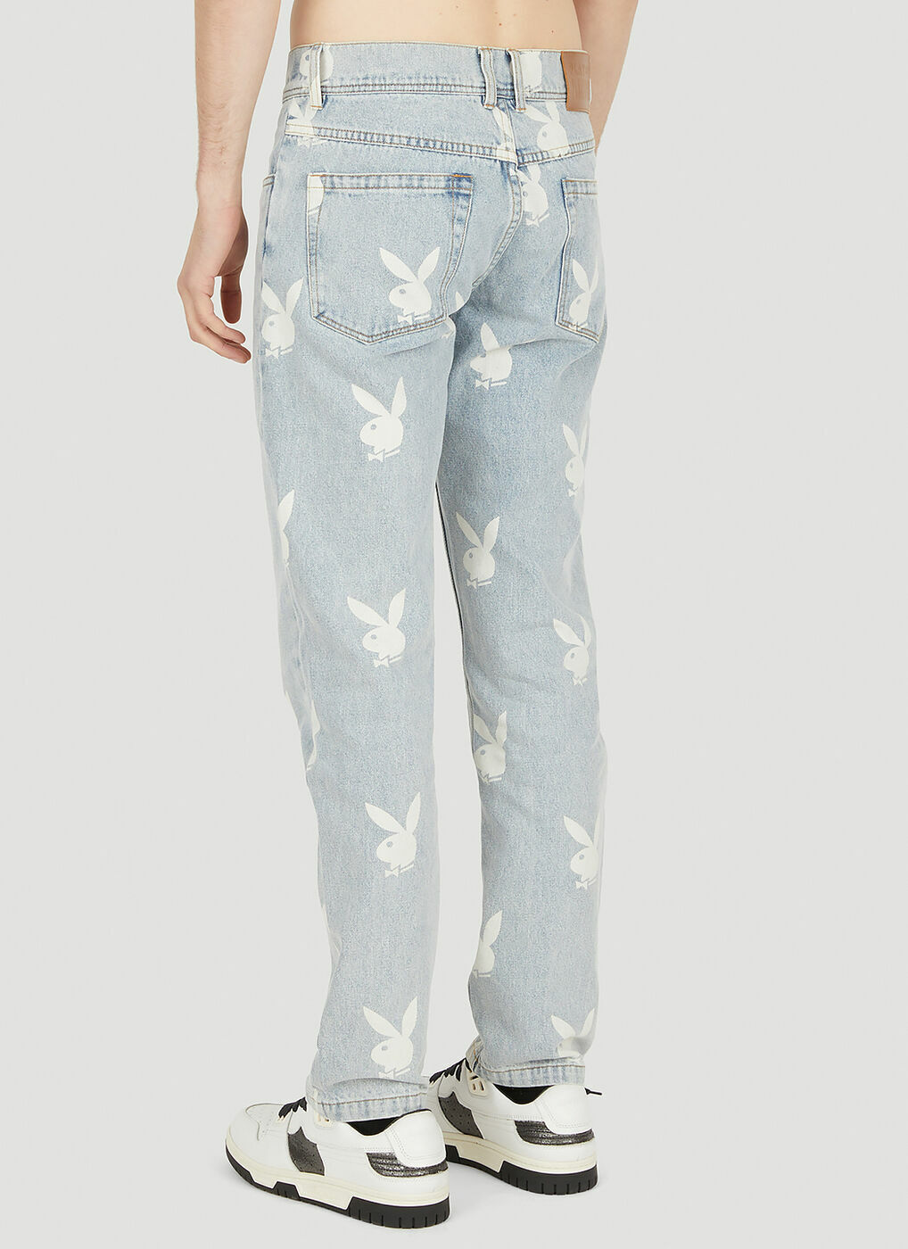 x Playboy Scatter Jeans in Light Blue PLEASURES x Playboy Scatter Jeans in Light Blue PLEASURES