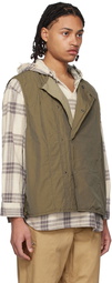 Pilgrim Surf + Supply Khaki Raff Reversible Vest