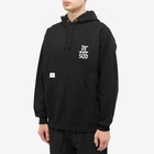 WTAPS Men's Desgn 02 SQD Popover Hoodie in Black