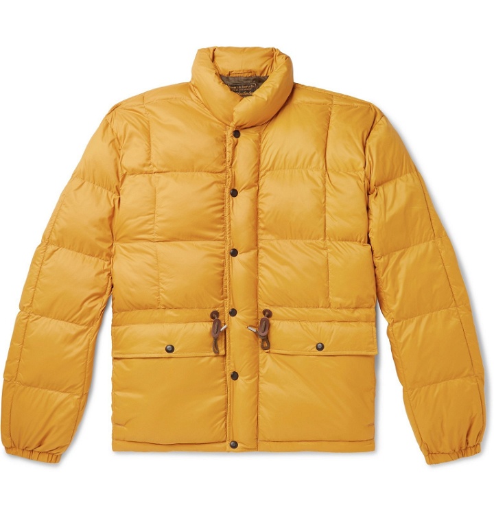 Photo: RRL - Quilted Padded Nylon Jacket - Yellow