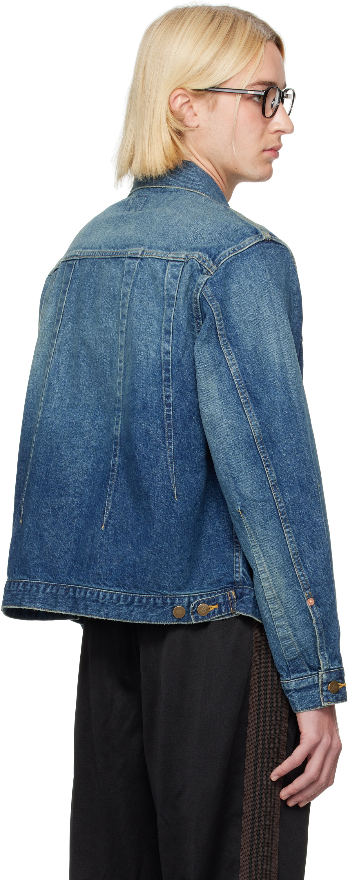 NEEDLES Indigo Darts Jean Denim Jacket Needles