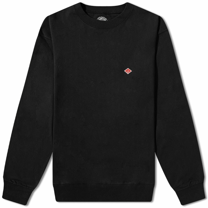 Photo: Danton Men's Logo Lightweight Crew Sweat in Black