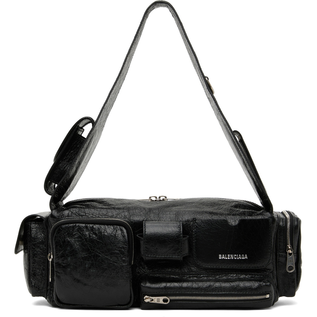 Balenciaga Black Superbusy Small Sling Bag