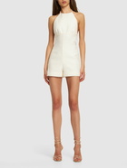 VALENTINO - Crepe Couture Short Halter Jumpsuit