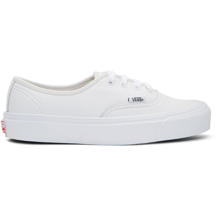 Photo: Vans White OG Authentic LX Sneakers 