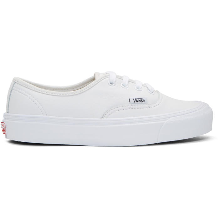 Photo: Vans White OG Authentic LX Sneakers 