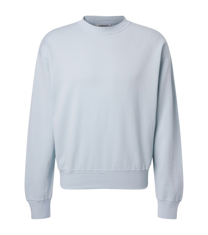 Photo: Auralee Cotton, wool and silk sweatshirt