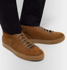 Lanvin - Nubuck High-Top Sneakers - Men - Brown