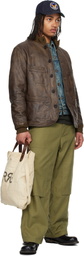 RRL Brown Parkhurst Leather Jacket