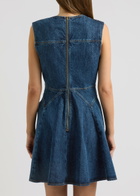 Self-portrait Embellished Denim Mini Dress
