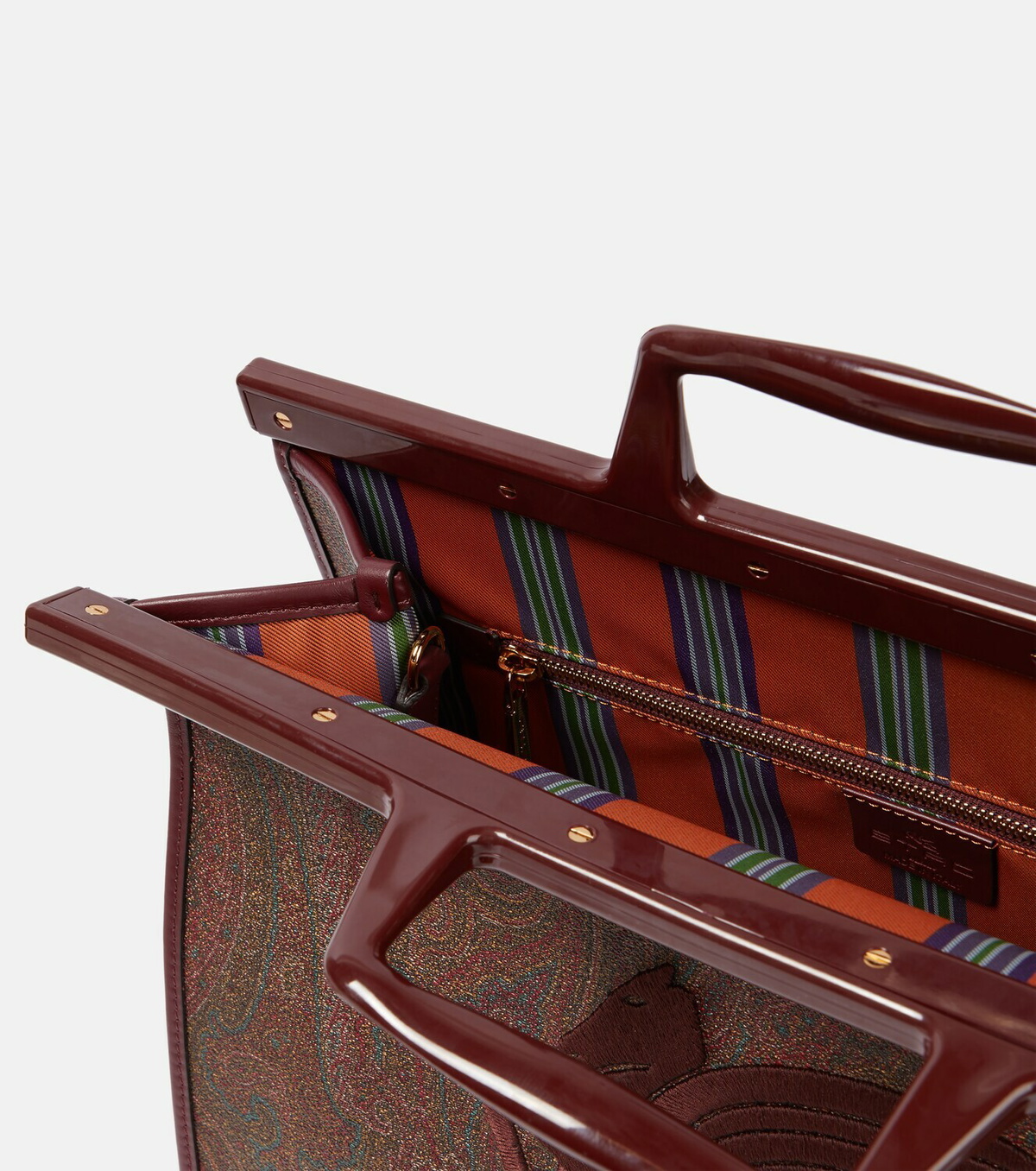 Etro Love Trotter Medium jacquard tote bag Etro