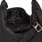 ARCS HEY Sling Bag in Black Criss-Cross 